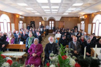 The Archbishop of Canterbury and Bishop Suheil in St Matthew's church Zababdeh