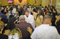 The congregation congratulates Rev Faiz