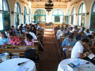 Students studying in Alexandria School of theology
