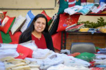 A stall of handmade goods