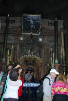 Pilgrims Inside the Holy Sepulchre