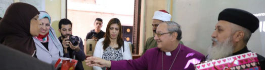 The presentation of gifts to those taking part