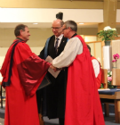 Archdeacon John receiving his honourary doctorate
