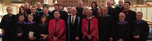 Dr John Holdsworth pictured along with course graduates
