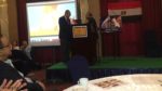 Bishop Mouneer being presented with the award