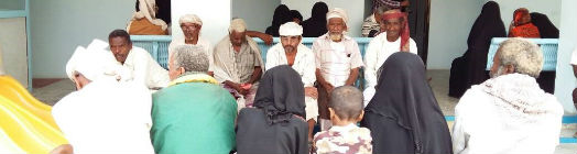 A full waiting room at the clinic