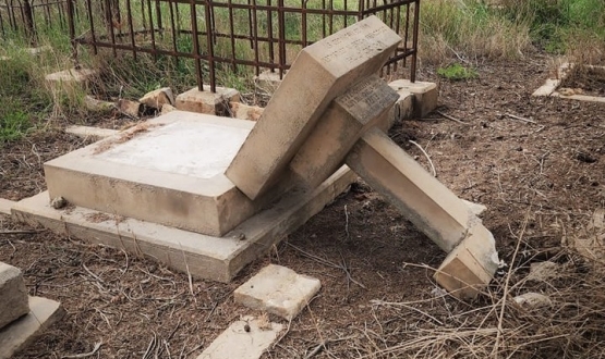 Vandalism of Mt Zion Protestant Cemetery