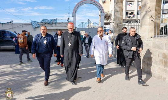 Cardinal makes pre-Christmas visit to al Ahli
