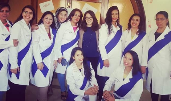 Graduation at Menouf Nursing School