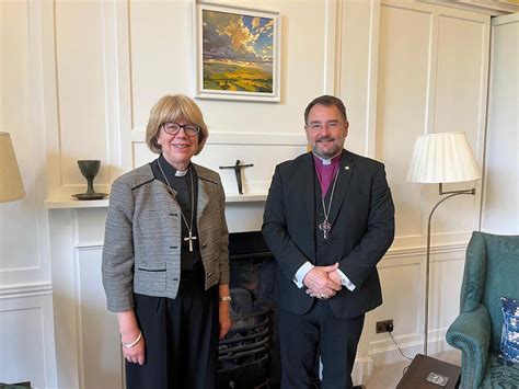 Archbishop Sarah with Bishop Sean at Lambeth