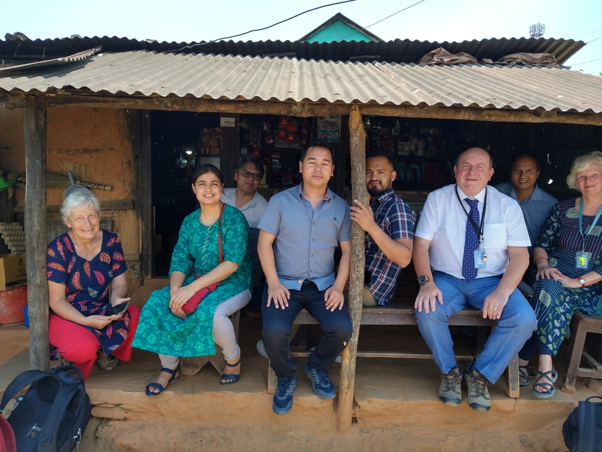 visiting rural schools in Nepal