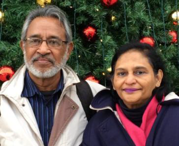 Revd Dr Albert Walters, Vicar-General of Iran and his wife Rose Mary