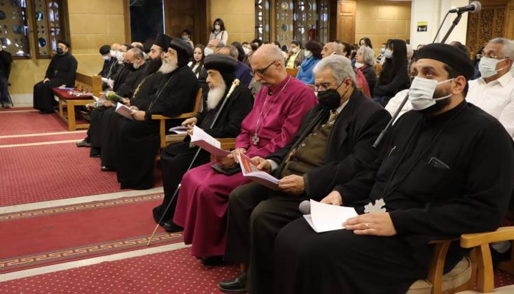 Dr. Samy Fawzy, Archbishop of the Episcopal/Anglican Province of Alexandria, participated in the closing of the week of prayer for unity hosted by the Coptic Church of St. Mark in Maadi