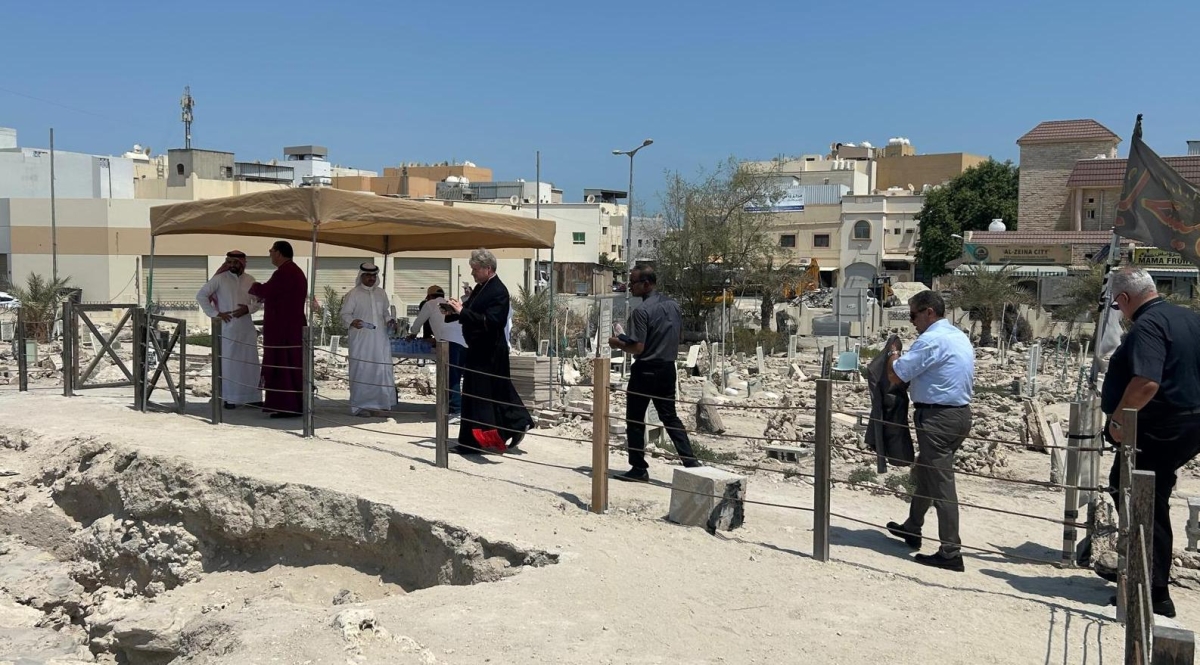 The site in Bahrain