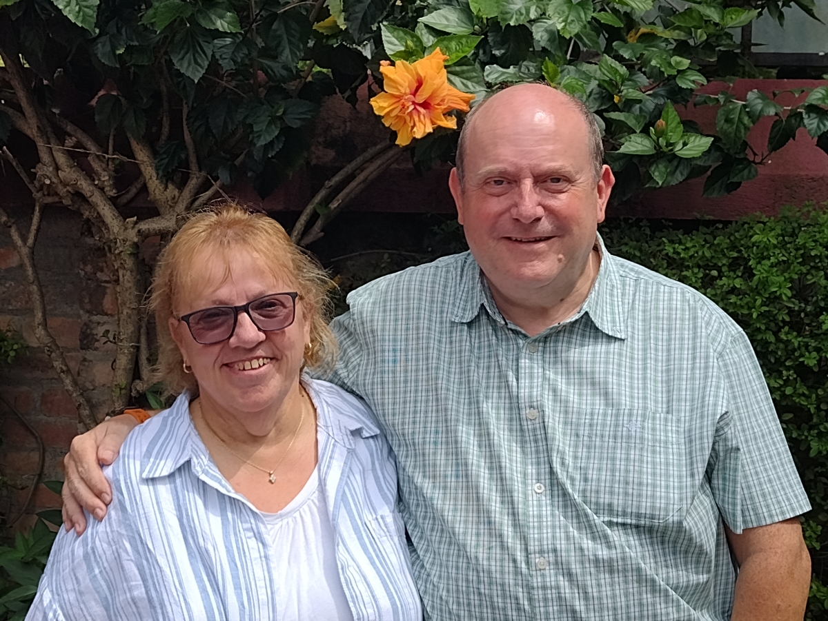 Craig and Elaine, informal pose
