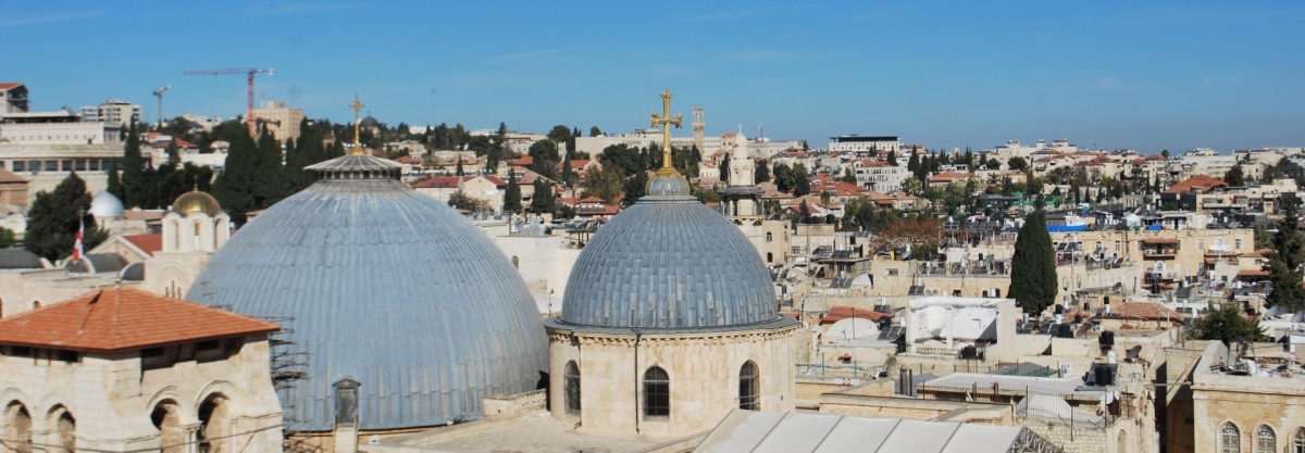 View of the rooftops in Jerusalem