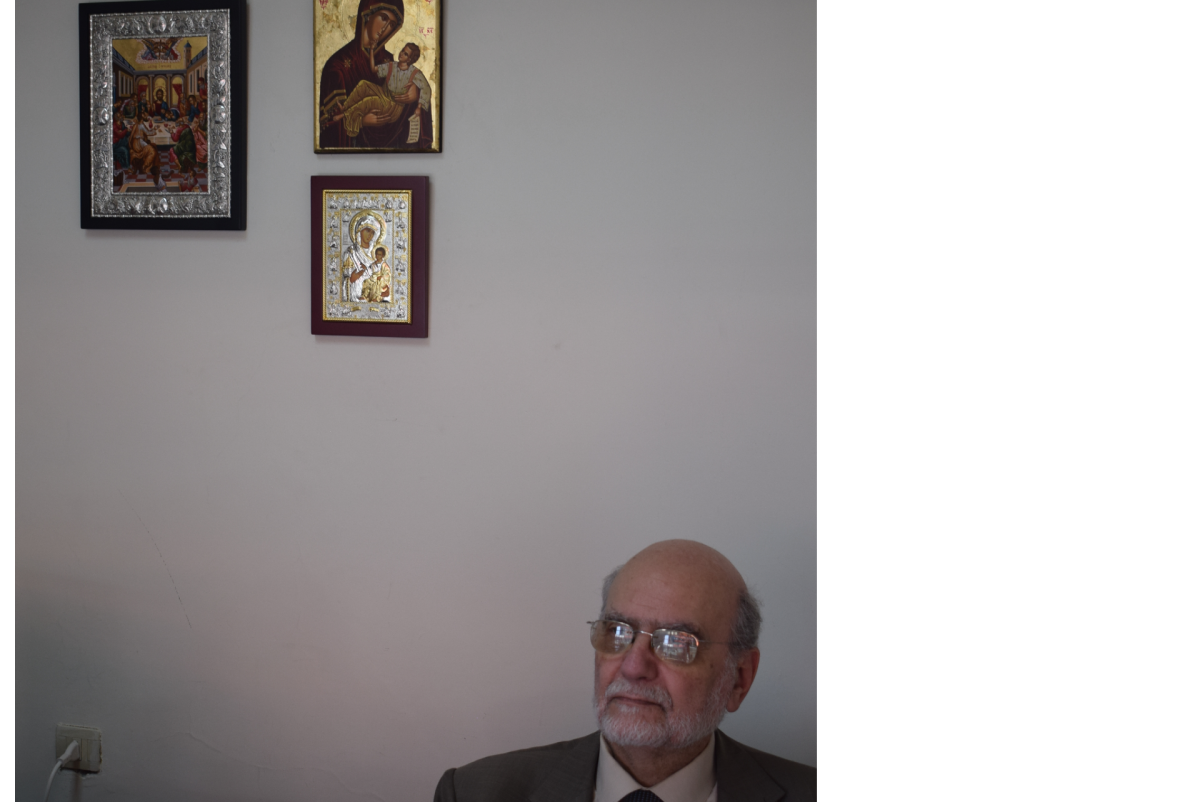 Dr Abs with a background of images and icons
