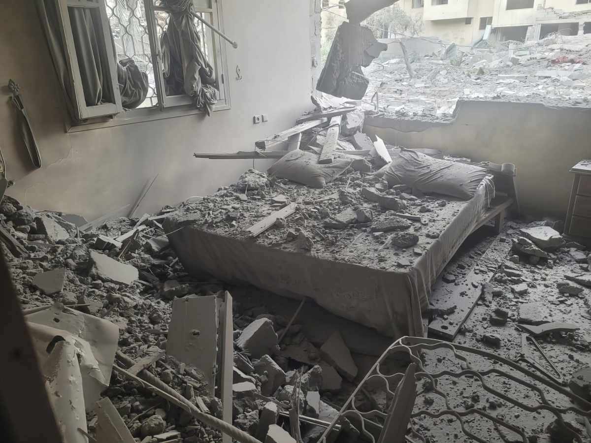 Dr Maher's ruined home