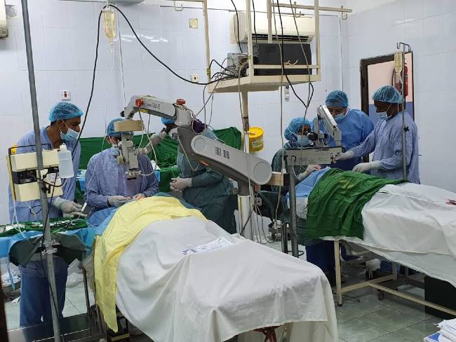Eye Surgery at Ras Morbat Clinic Aden