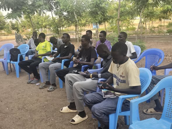A teaching session in Gambella