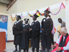 The four graduating candidates