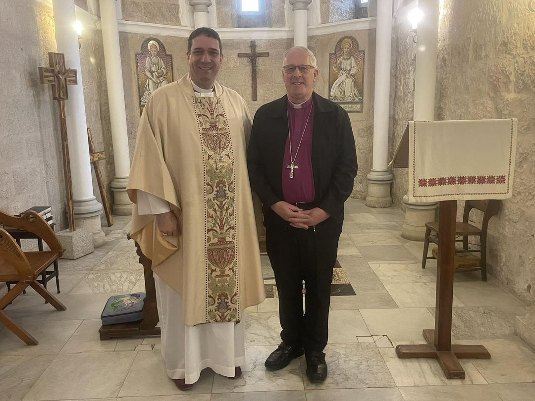 Archbishop Hosam with Bishop Christopher Chessun