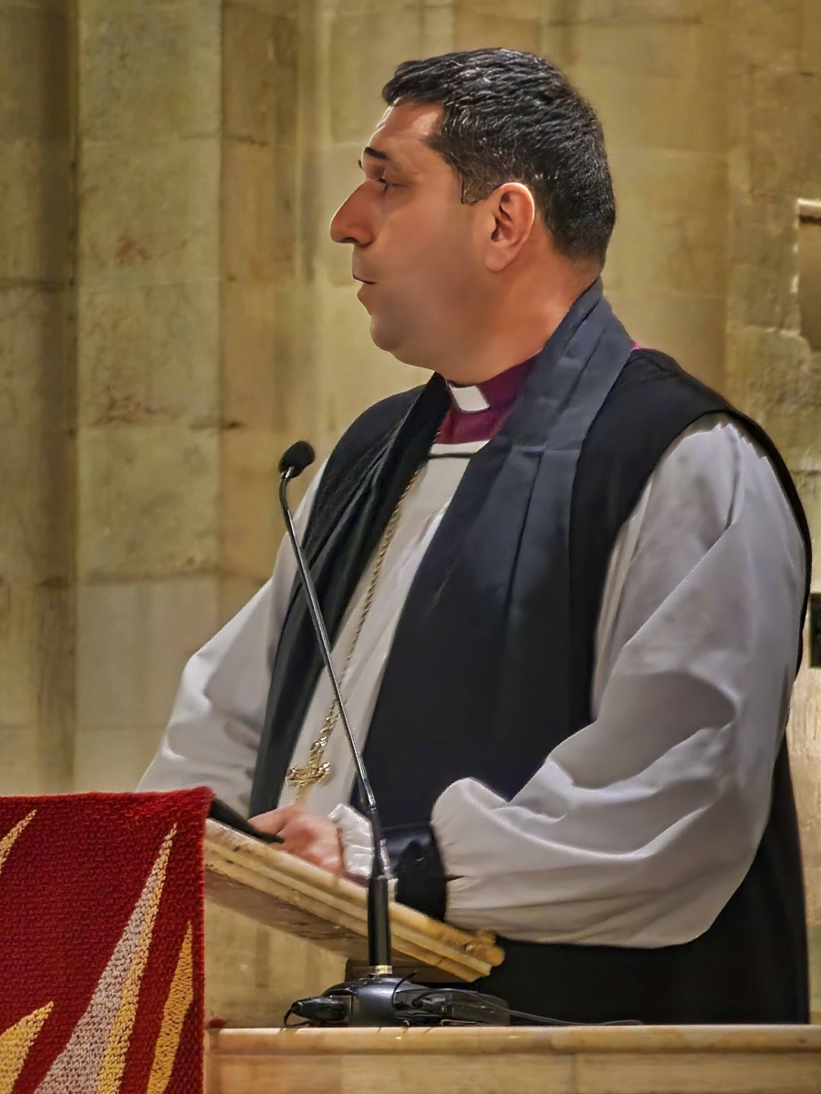Archbishop Hosam preaching