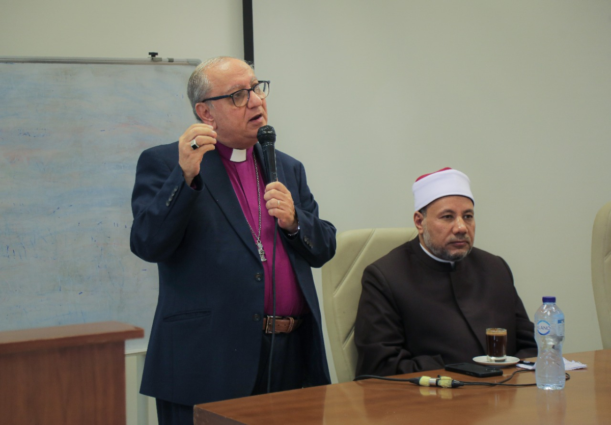 Archbishop Mouneer with Imam