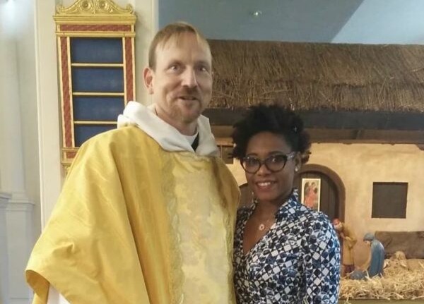 Rev Richard Fermer with his wife Giseli
