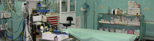 The surgical theatre in St Luke's hospital