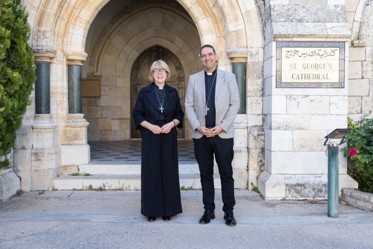 TThe two archbishops at St George's Cathedral