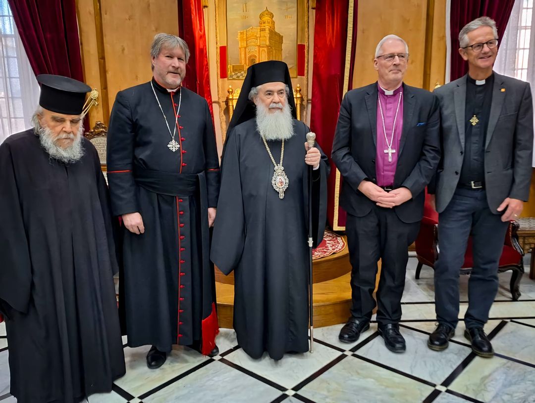 Bishop Chessun visitsHis Beatitude Patriarch Theophilos III at the Patriarchate